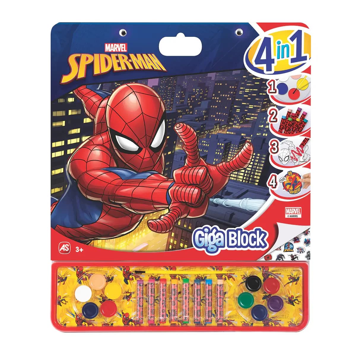 Spider-Man - Bloco Gigante 4 em 1