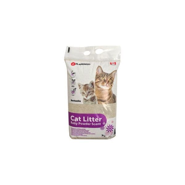 Flamingo Areia Cat Pó Talco 7Kg