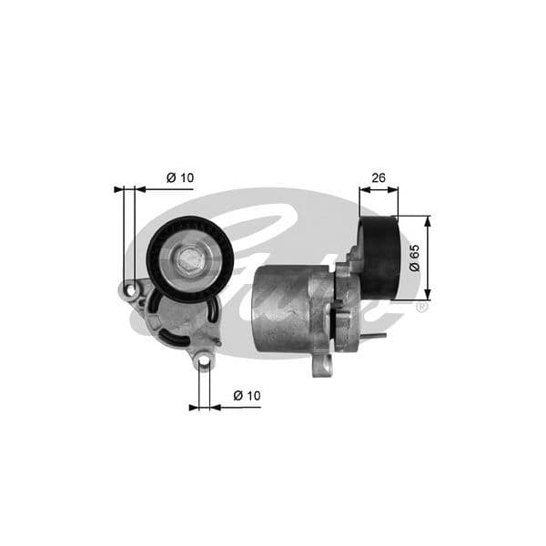 Gates Rolo Tensor, Correia Trapezoidal Estriad - T39403
