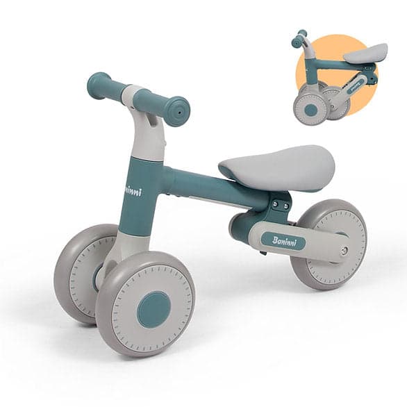 Bicicleta de equilíbrio Azura Blue Gray Baninni