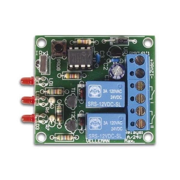 Velleman Kit Receptor IR 2 Canais - MK161
