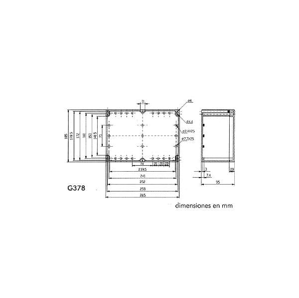 G378C Tapa Transparente