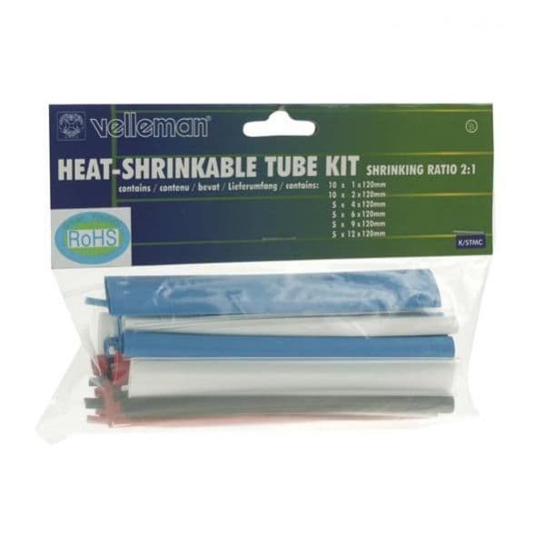 Velleman Kit Manga Termoretrátil 40x Multicor K/stmc
