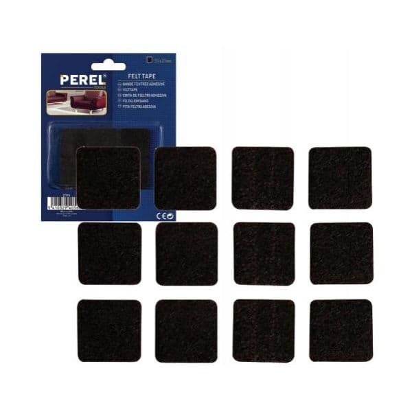 Perel Autocolantes Adesivos Protectores Feltro 12und - DTF5