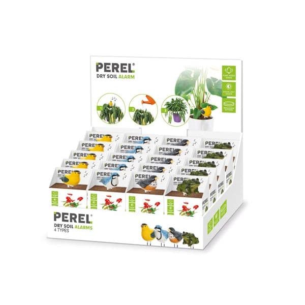 Perel Expositor c/ 4 Modelos de Alarme na Detecção de Terra Seca (20 Unidades) - DTPP04D