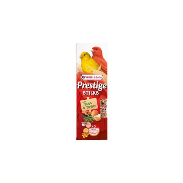 Versele Laga Prestige Sticks Canários Ovos e Tomilho 2 x 30g