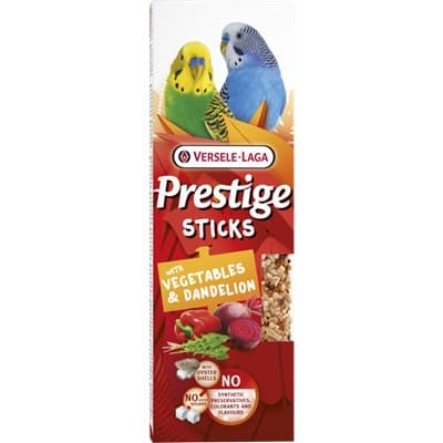 Versele Laga Prestige Sticks para Periquitos com Vegetais & Dente de Leão e Mel 2 x 30gr