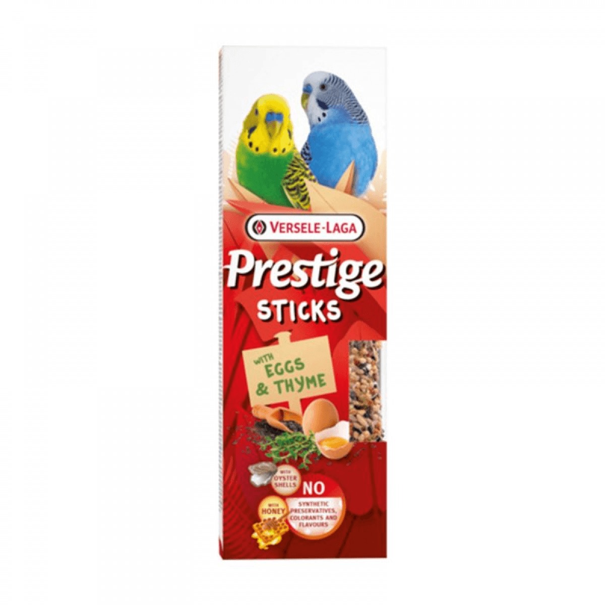 Versele Laga Prestige Sticks Ovo e Tomilho Periquitos 2x30g