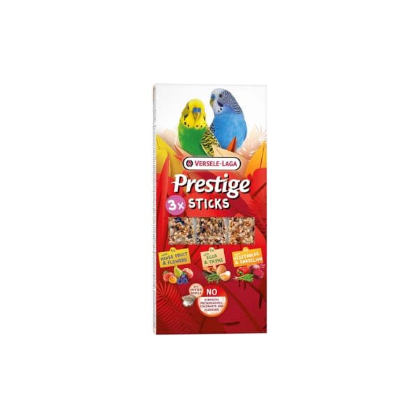 Versele Laga Prestige Sticks de Sementes Mix 3 Sabores 3 Sticks 90g