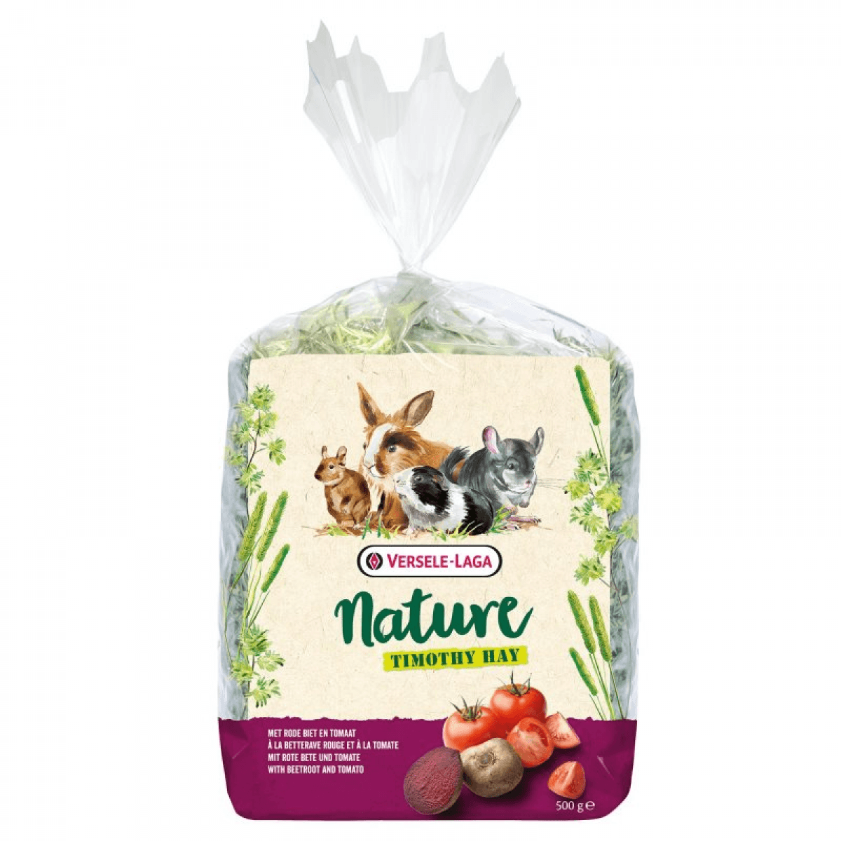 Versele Laga Nature Timothy Hay Beterraba e Tomate 500g