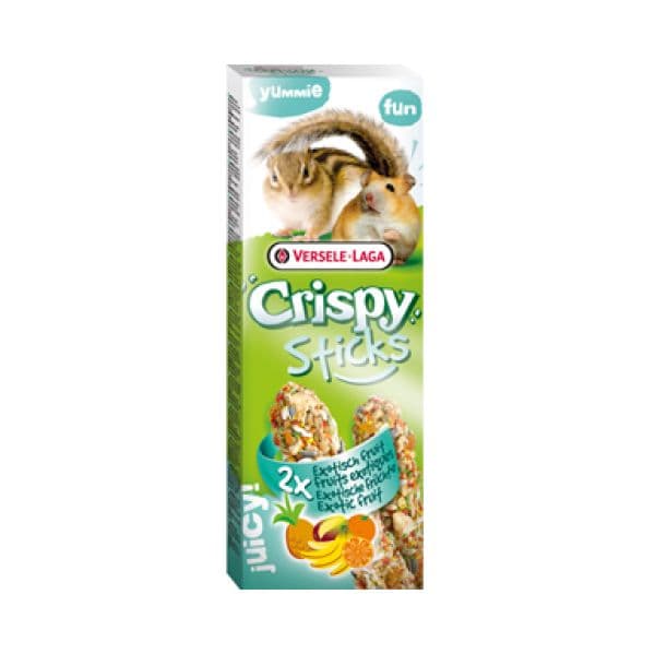 Versele Laga Crispy Sticks Fruta Tropical Hamsters e Gerbos 2x55g