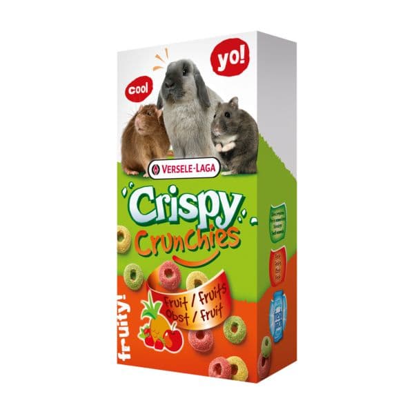 Versele Laga Crispy Crunchies Hay Fruta Chinchilas Coelho 75g