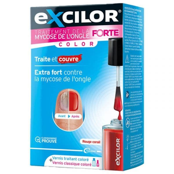 Excilor Tratamento Ungas Verniz Vermelho 30ml