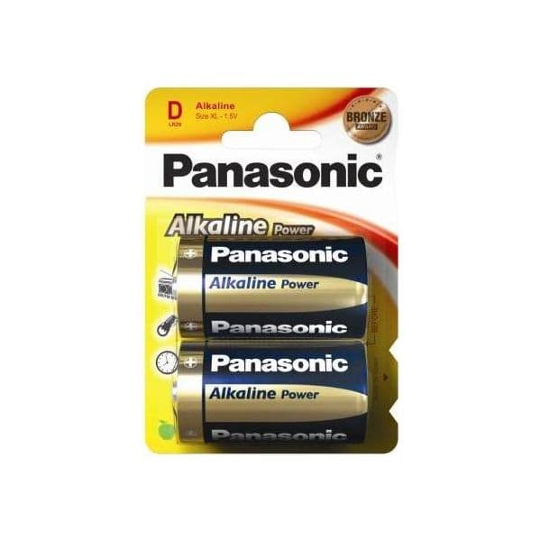 Panasonic Alkaline Power Mono D LR20 2 Un.