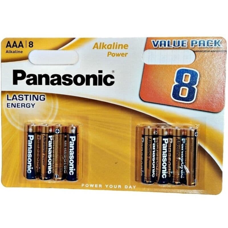 Panasonic Pilha Alcalina Bronze AAA LR03 Blister 8