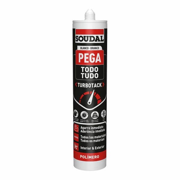 Soudal Adesivo de Montagem Turbotack Branco 290ml