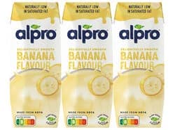 bebida alpro soja com banana 3x250ml