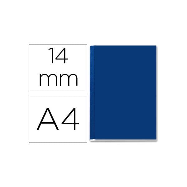Leitz Capa Encadernação A4 14mm Opaca Rígida Azul - 12620