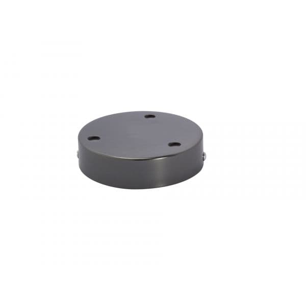 Chacon Suporte Teto de Metal 12cm 3 Orifícios Titânio