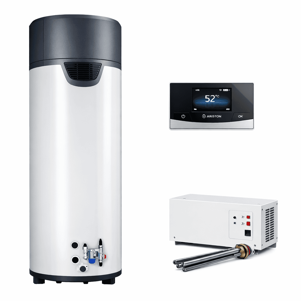 Bomba de Calor para AQS Ariston NUOS EXTRA 1500-150-T + RE 3/6 kW T