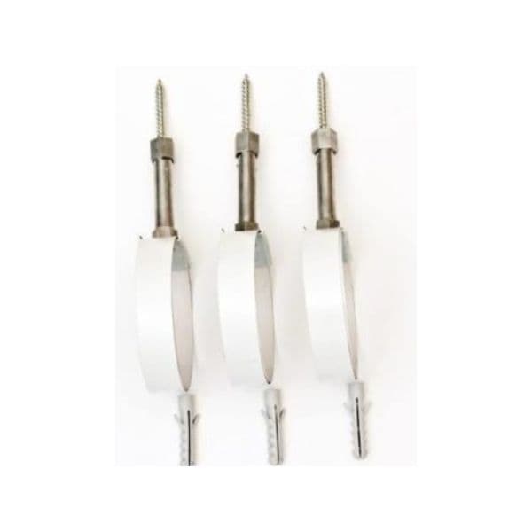 Ariston Kit Abraçadera Parede D80/125 (3 Pçs) - 3318015