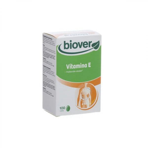 Biover Vitamine E 45 Natural 100 Cápsulas