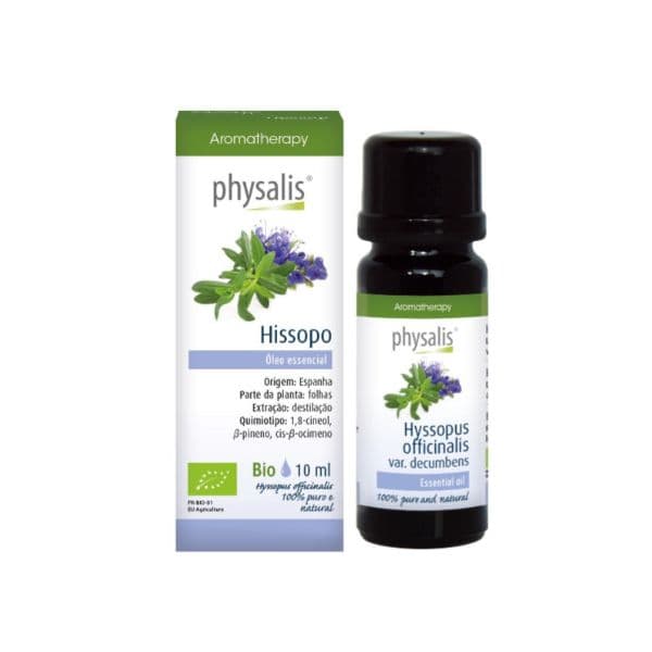 Physalis Bio Óleo Essencial de Hissopo 10ml