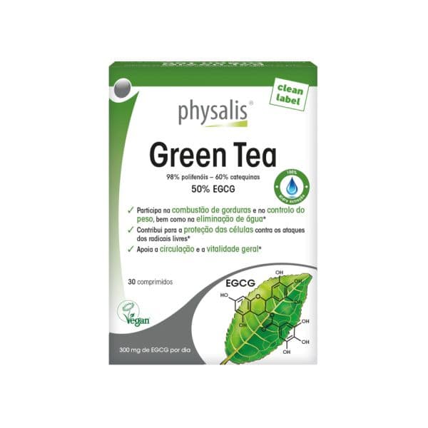Physalis Green Tea 30 Comprimidos
