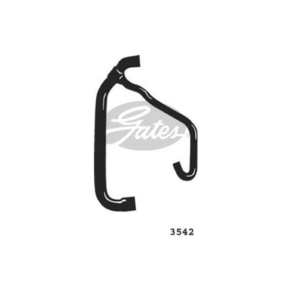 Gates 3542 - Tubo flexível do radiador - 5412571018998