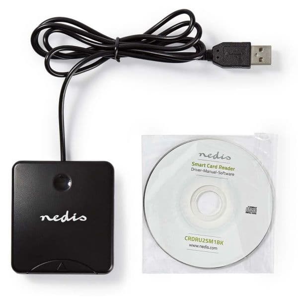 Nedis Leitor De Cartão Inteligente - CRDRU2SM1BK