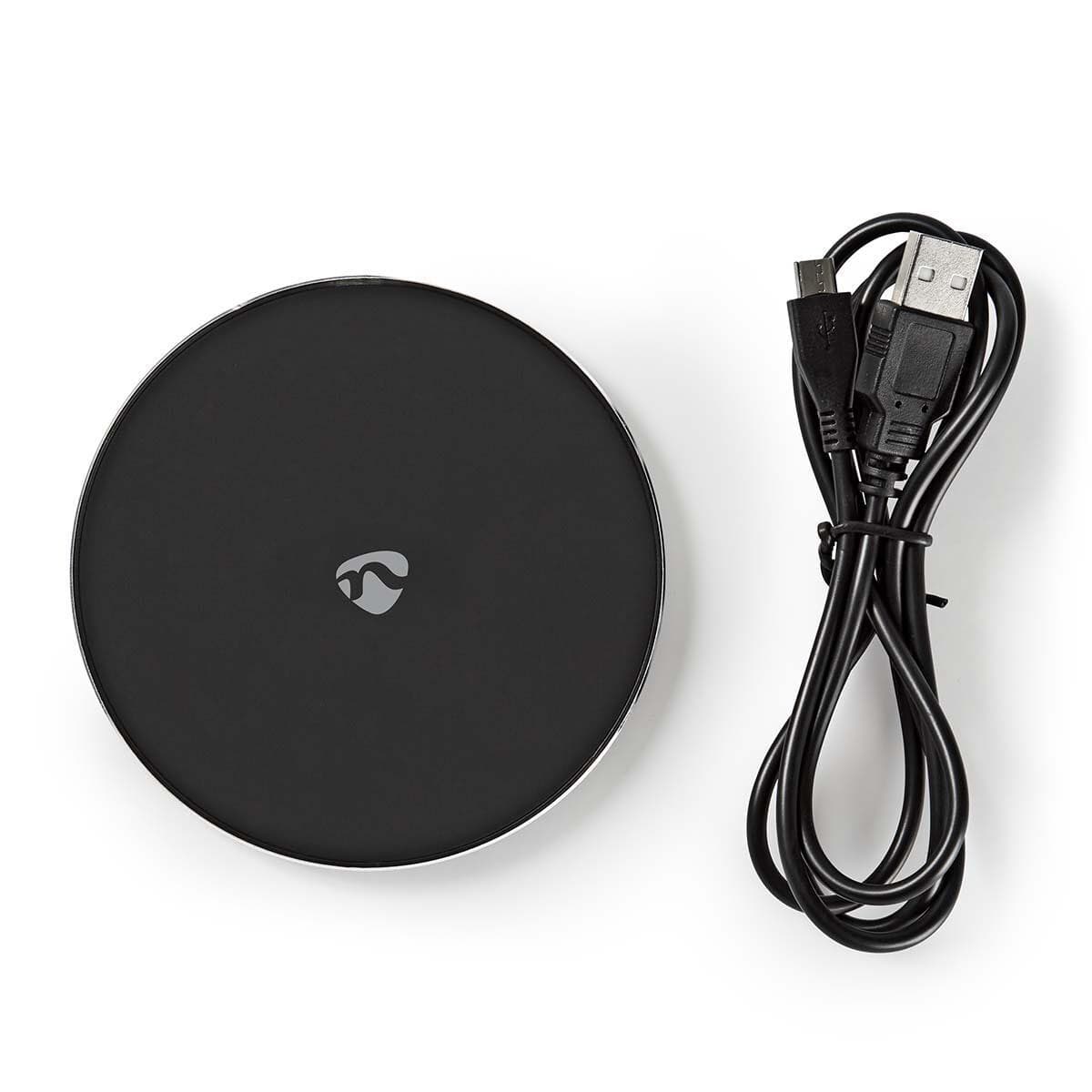 Nedis Base Carregamento Wireless Fast Qi Charger 10W Micro usb Black - WCHAQ10W1BK