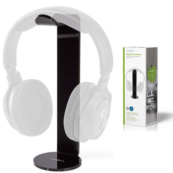 Nedis Suporte Auscultadores 87x244mm Preto