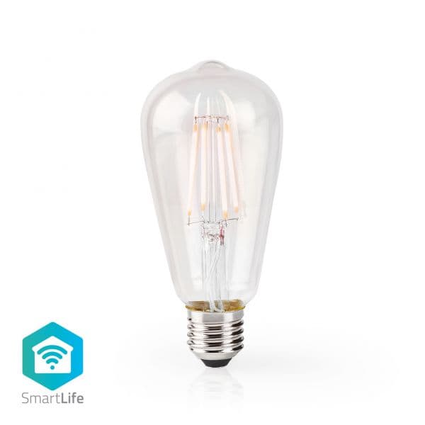 NEDIS 1XE27 White LED WIFILF10WTST64 - WIFILF10WTST64