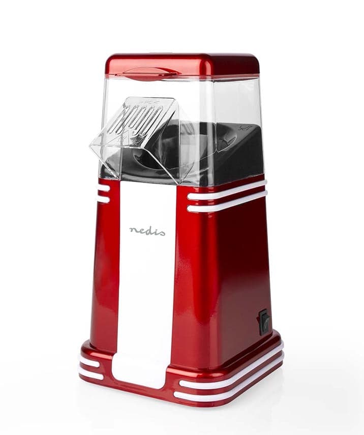 Máquina de Pipocas Nedis FCPC100RD | 1200W, Vermelho, Branco