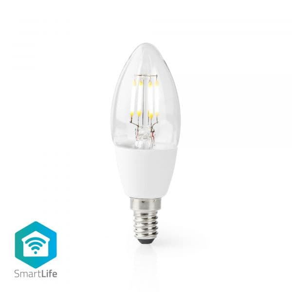 NEDIS 1XE14 White LED - WIFILF10WTC37