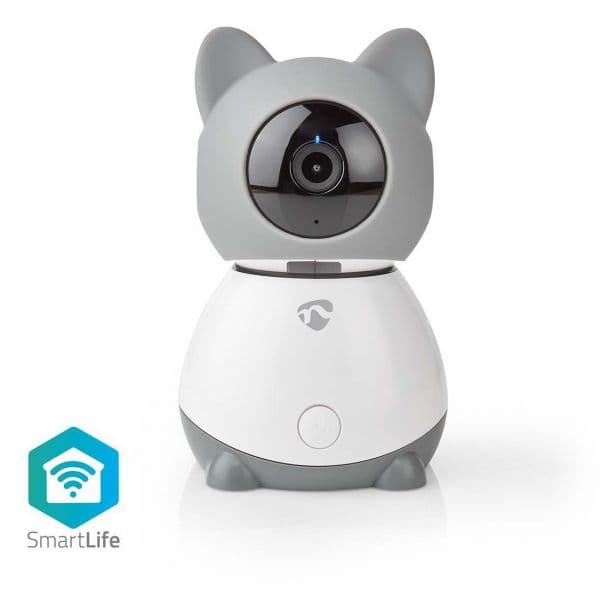 Nedis Câmara Ip SmartLife Wi-Fi FHD Branco / Cinzento - WIFICI30CGY