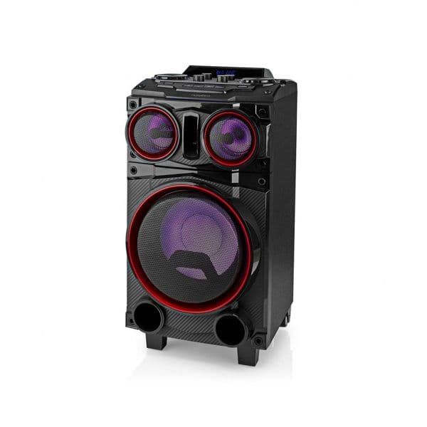 Nedis SPPT800BK Coluna Bluetooth Portátil 120W Preto