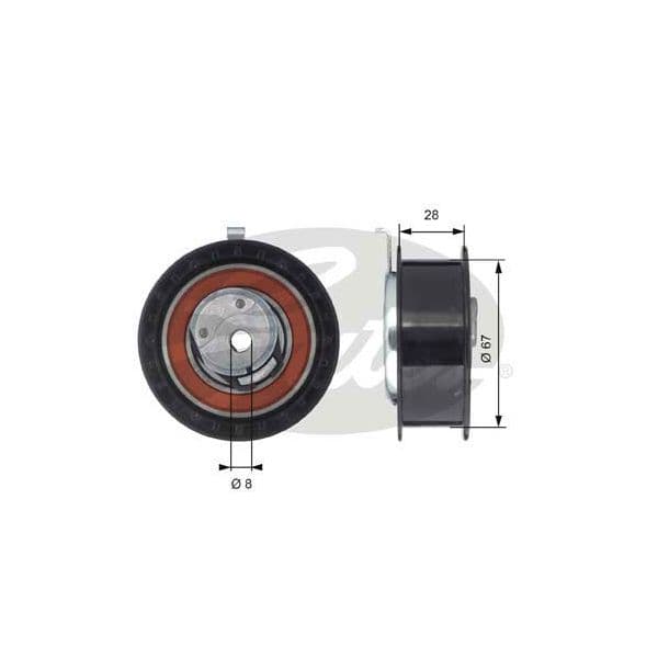 GATES Rolo Tensor, Correia Dentada - T43052
