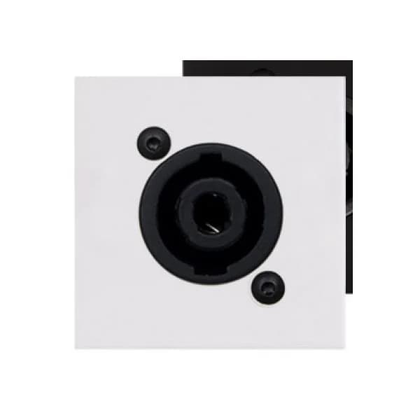Audac Platine de Ligação Speakon CP45SPE com Espelho White