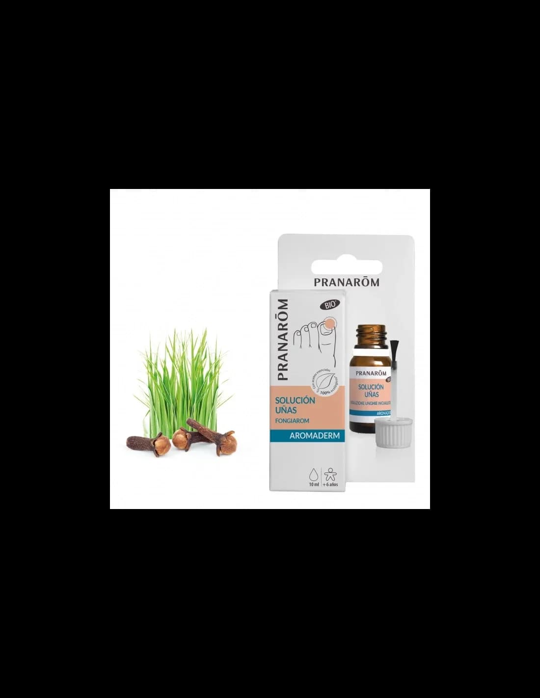 Pranarom Aromaderm Solução Unhas Amarelas 10ML