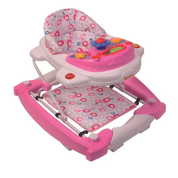 Andador Classic 2 em 1 Candy pink Baninni