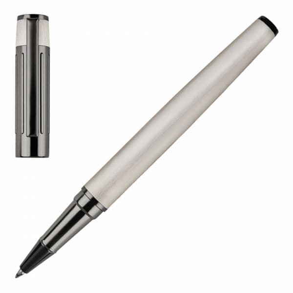 Hugo Boss Rollerball Gear Ribs Chrome