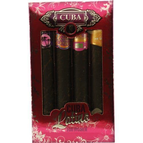 Cuba Jungle Gift Set Cuba Heartbreaker EDT 35 ml, Cuba Snake EDT 35 ml, Cuba Tiger EDT 35 ml and Cuba Zebra EDT 35 ml 140ml