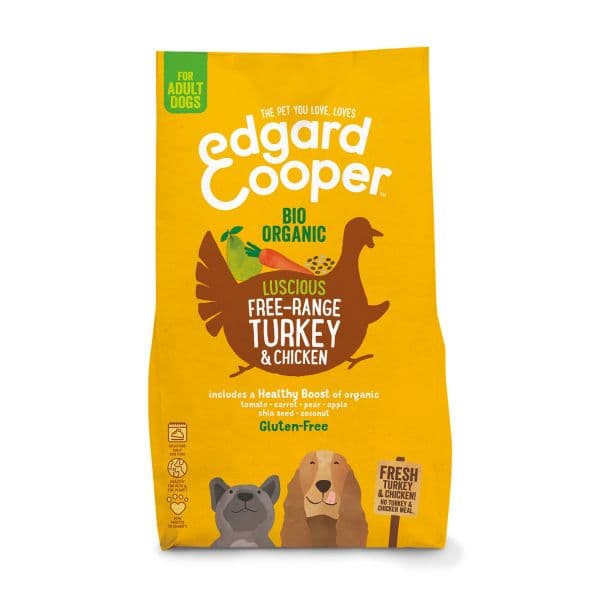 Edgard & Cooper Bio Organic Adult Free-Range Turkey & Chicken 7Kg