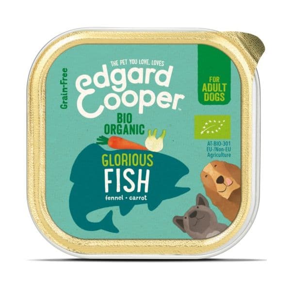 Ração Húmida Edgard & Cooper Bio Organic Adult Fish 100g