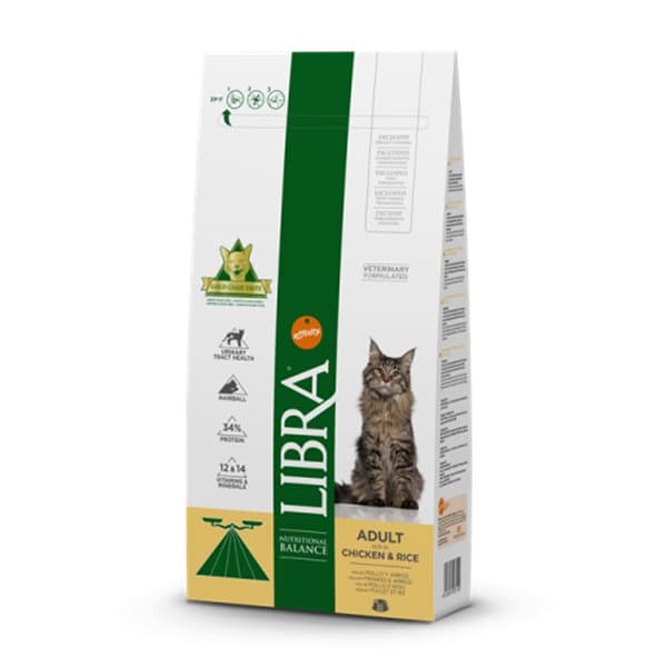 Libra Adult Chicken & Rice Cat 12Kg
