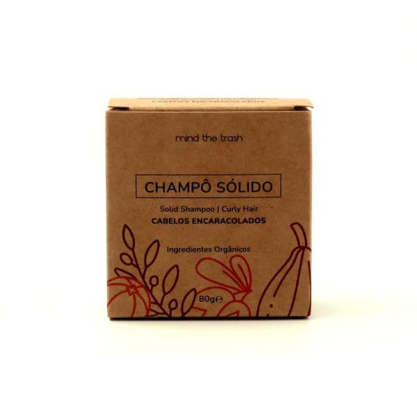 Mind The Trash Shampoo Sólido para Cabelos Encaracolados 80g