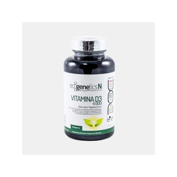 Ecogenetics Vitamina D3 4000 60 Cápsulas