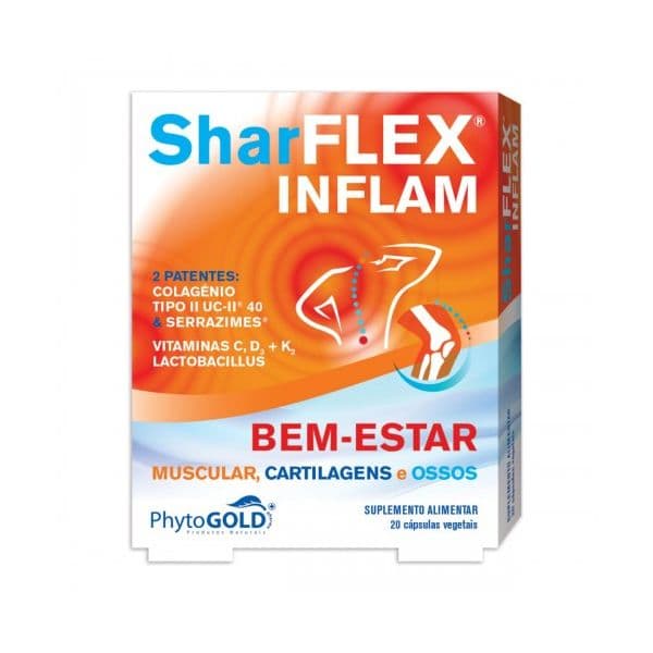 PhytoGold Shaflex Inflam 20 Cápsulas