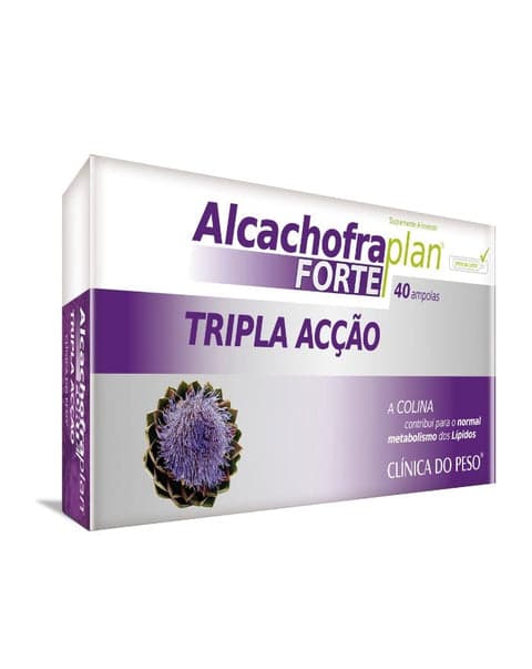 Fharmonat Alcachofra Plan Forte Tripla Ação 40 Ampolas